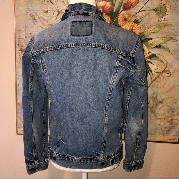 Sz S Levi's Vintage Denim Original Trucker Jean Jacket - Picture 8 of 11